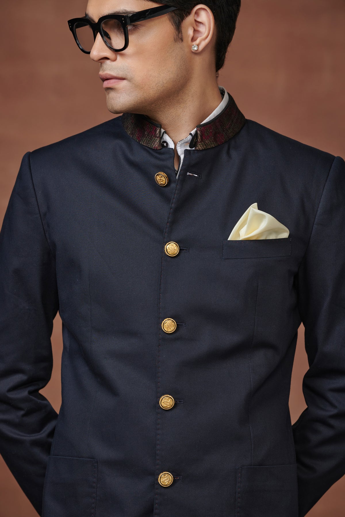 Regal Noir Epitome Bandhgala Jacket