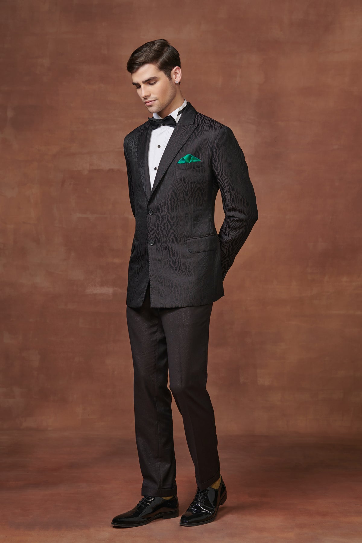 Opulent Noir-burgundy Jacket