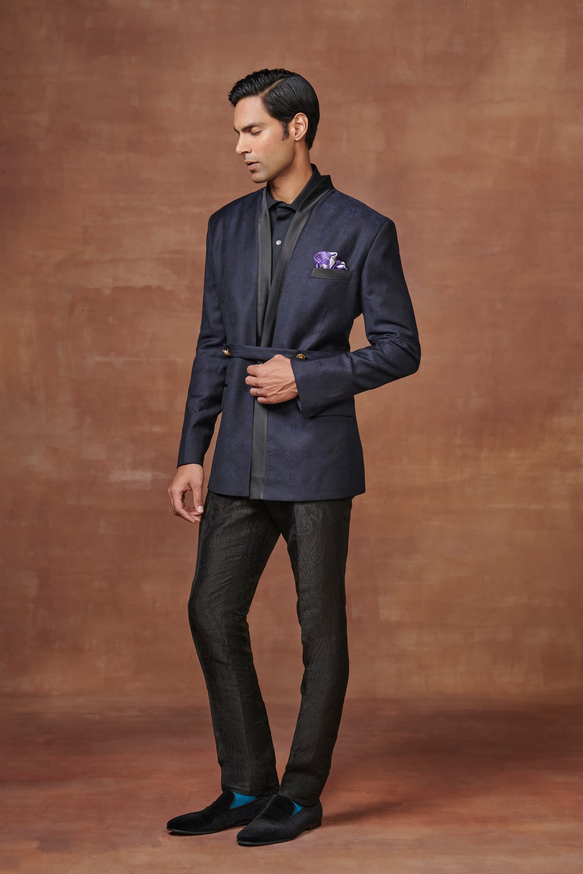 Royale Bandhgala Overlapped Jacket