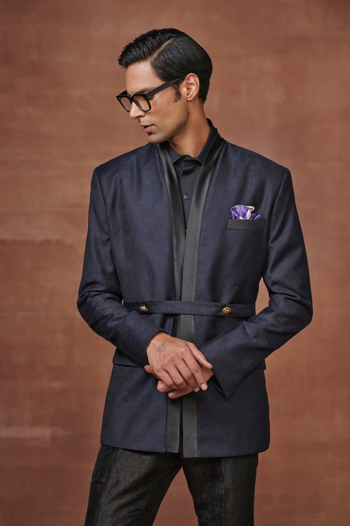 Royale Bandhgala Overlapped Jacket