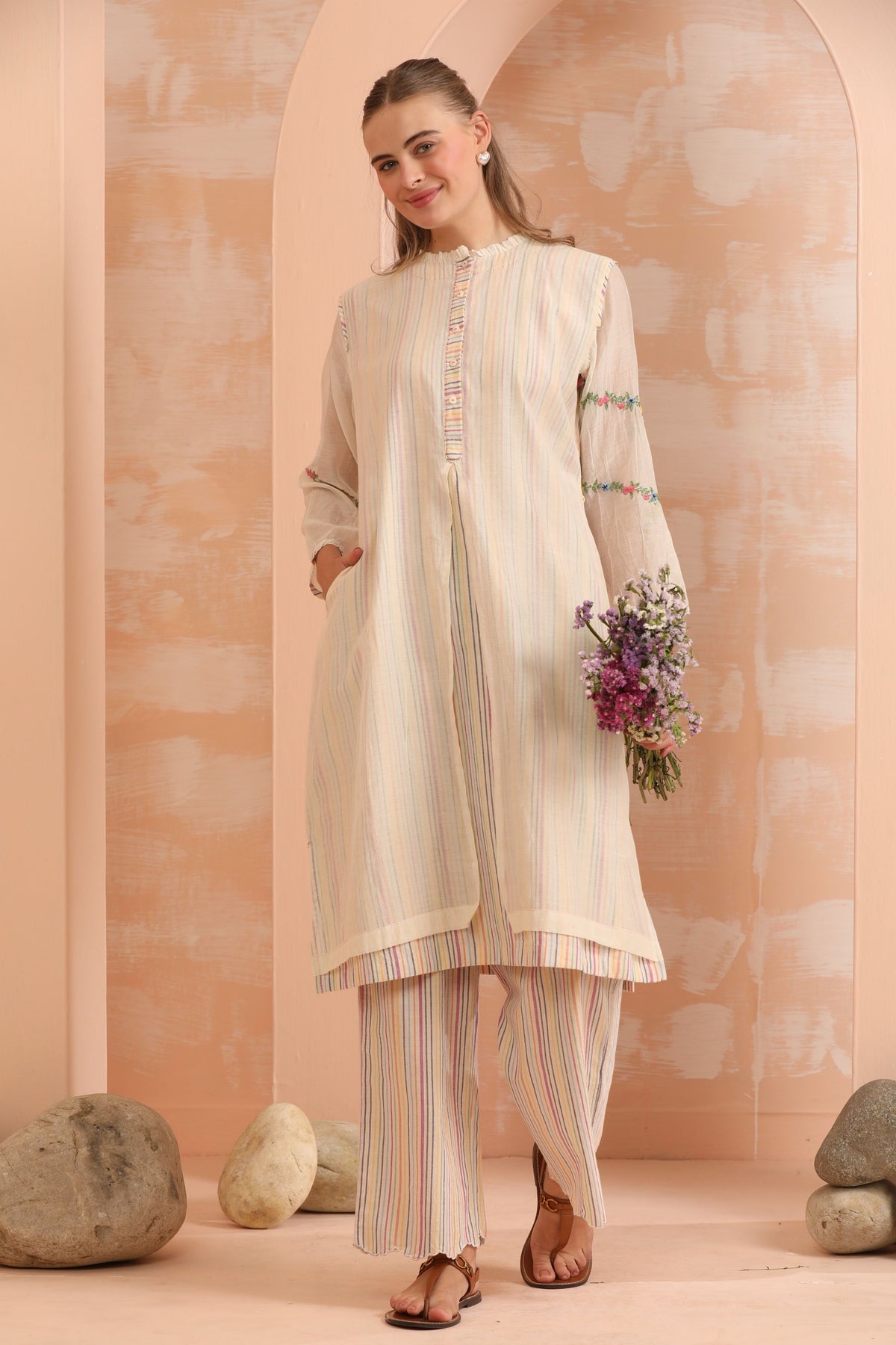 Claret Kurta