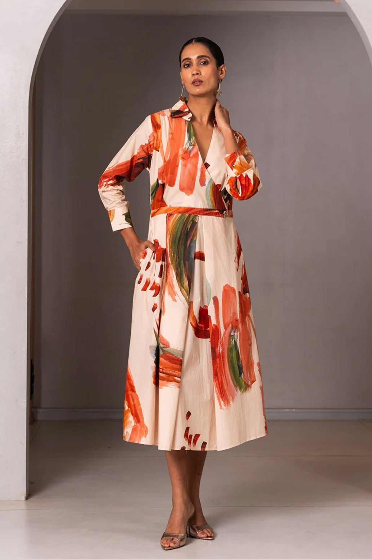 Sculpt Brown Dress