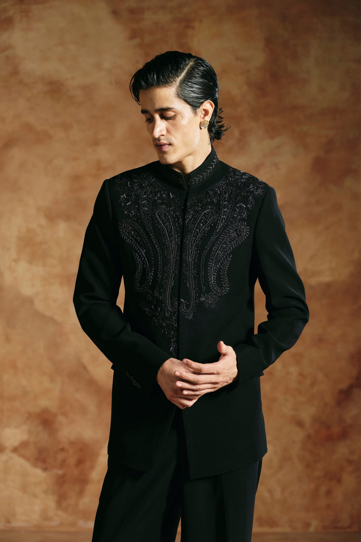 Dabka Sindh Embellished Jacket Set