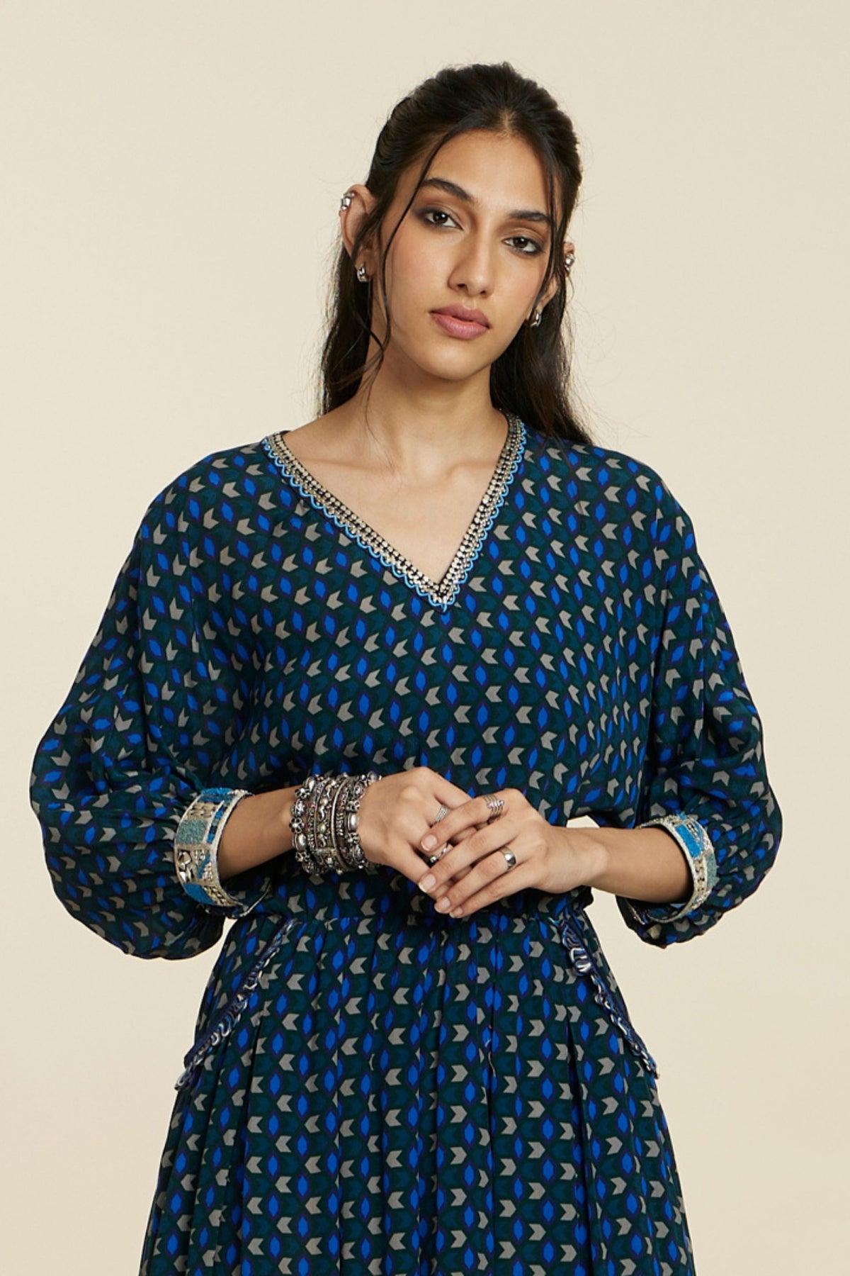 Emberald Geo Print Jumpsuit