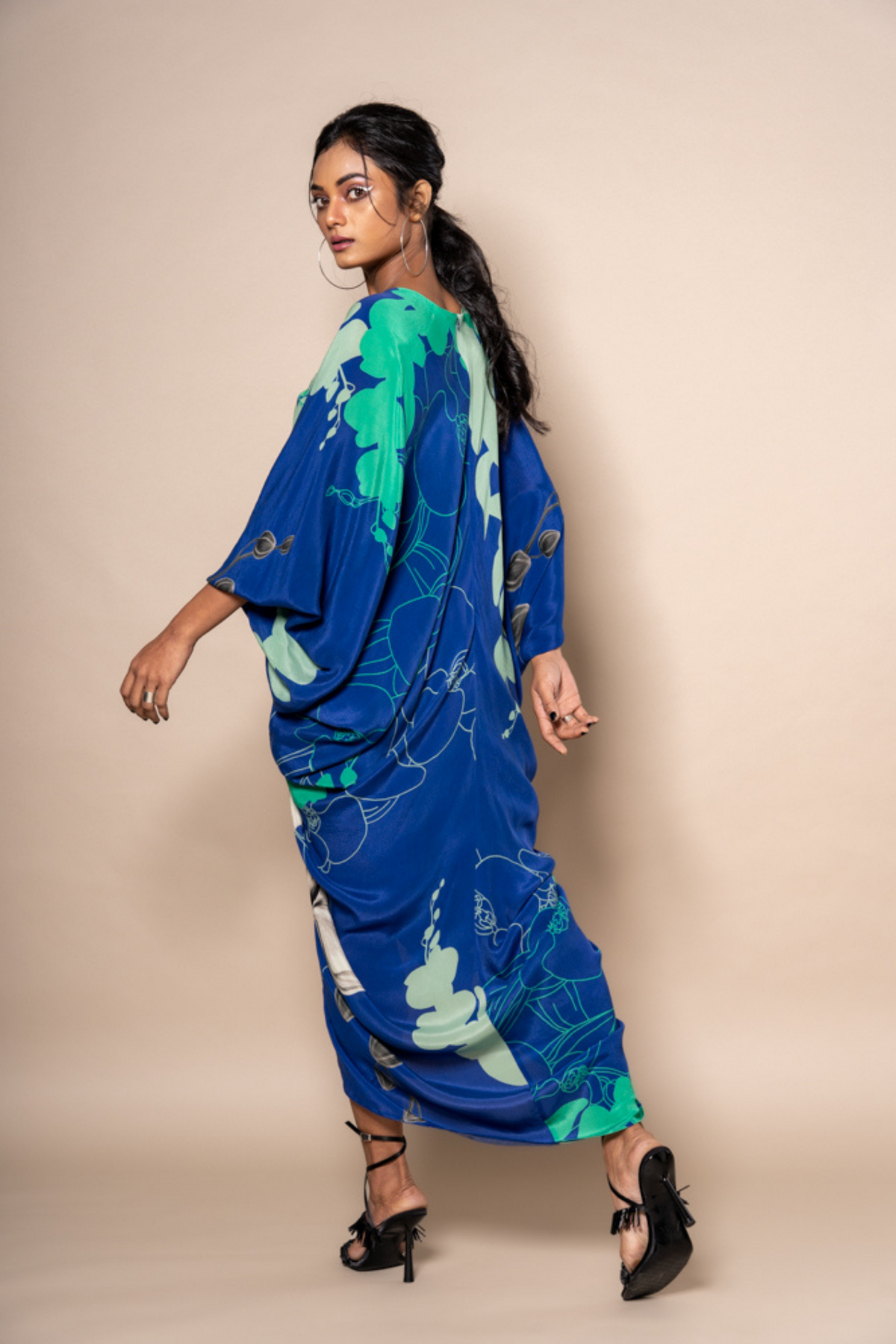 Cobalt Print Kite Dress