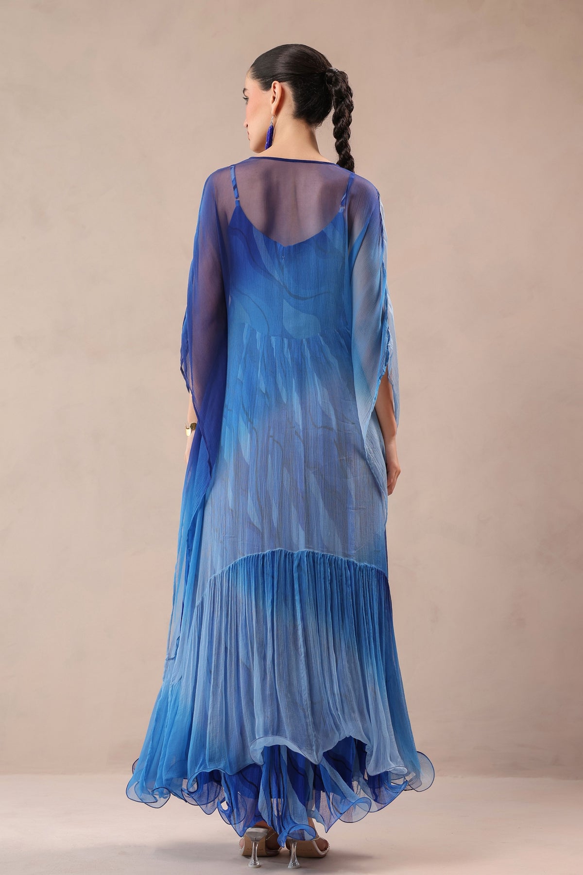 Amber Blue Bling Kaftan