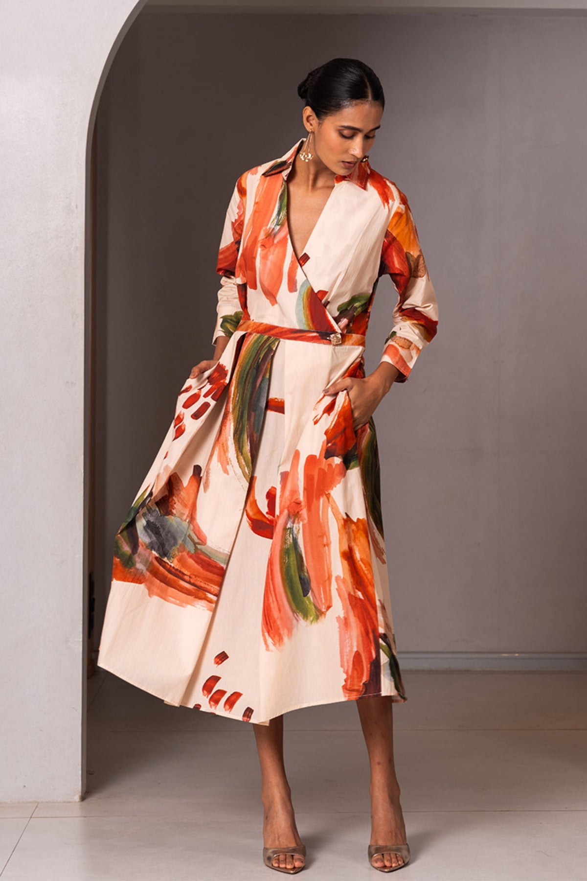 Sculpt Brown Dress