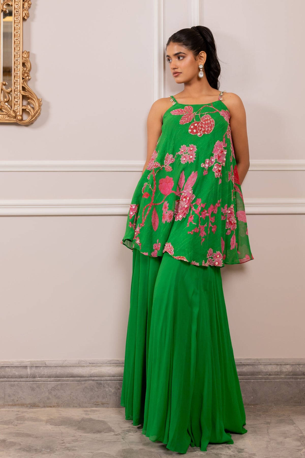 Heidi Sharara Set in Green