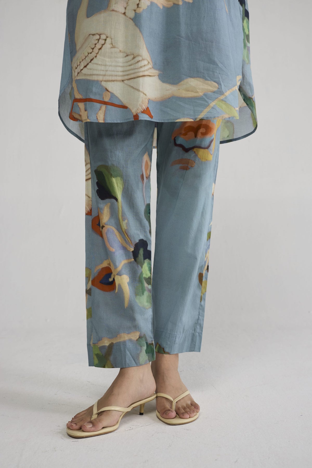 Asagao Blue Tunic Set