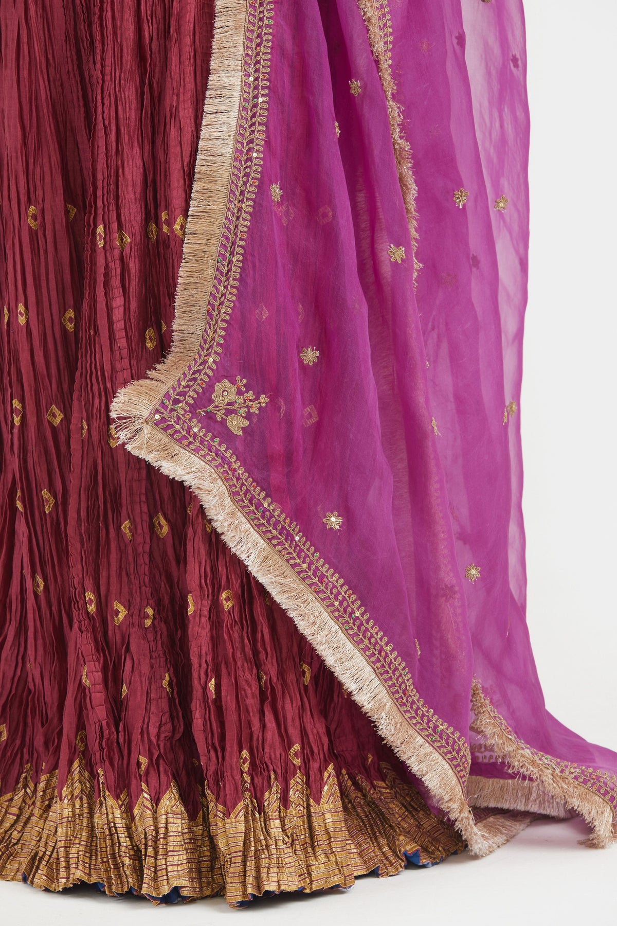 Bright Red Lehenga Set