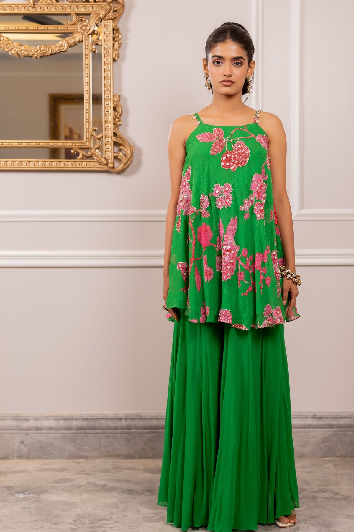Heidi Sharara Set in Green