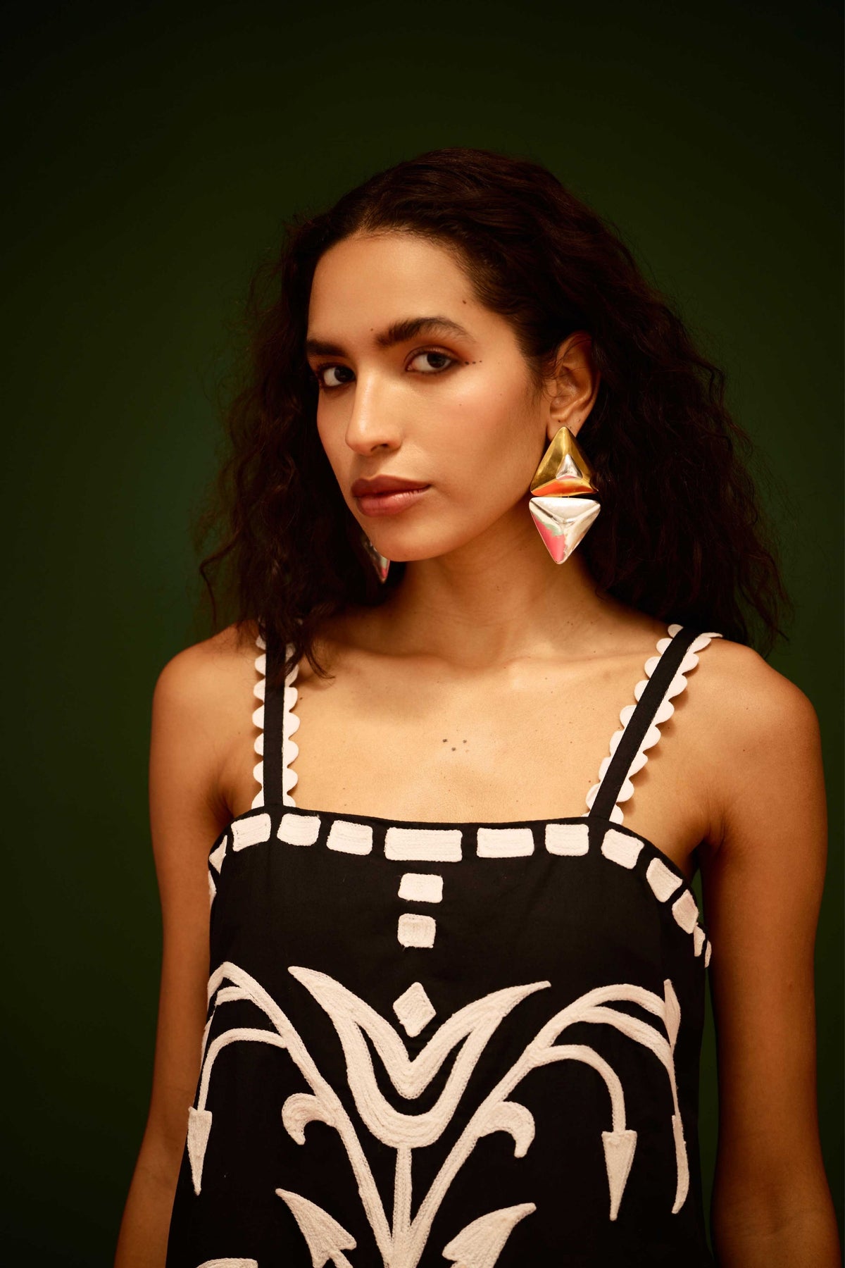 Black Strappy Shift Dress