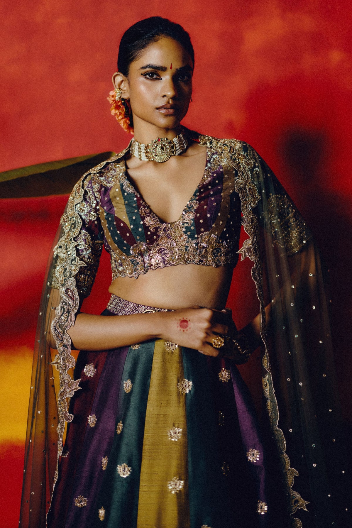 Malarvizhi Lehenga Set