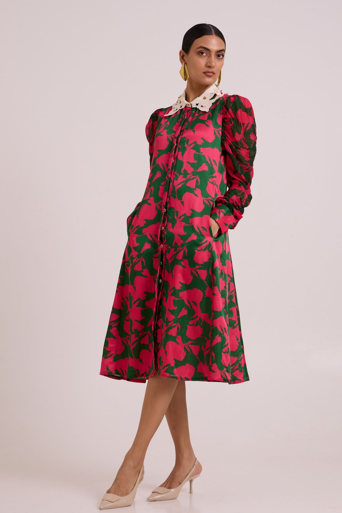 Fenixa Writer&#39;s Midi Dress