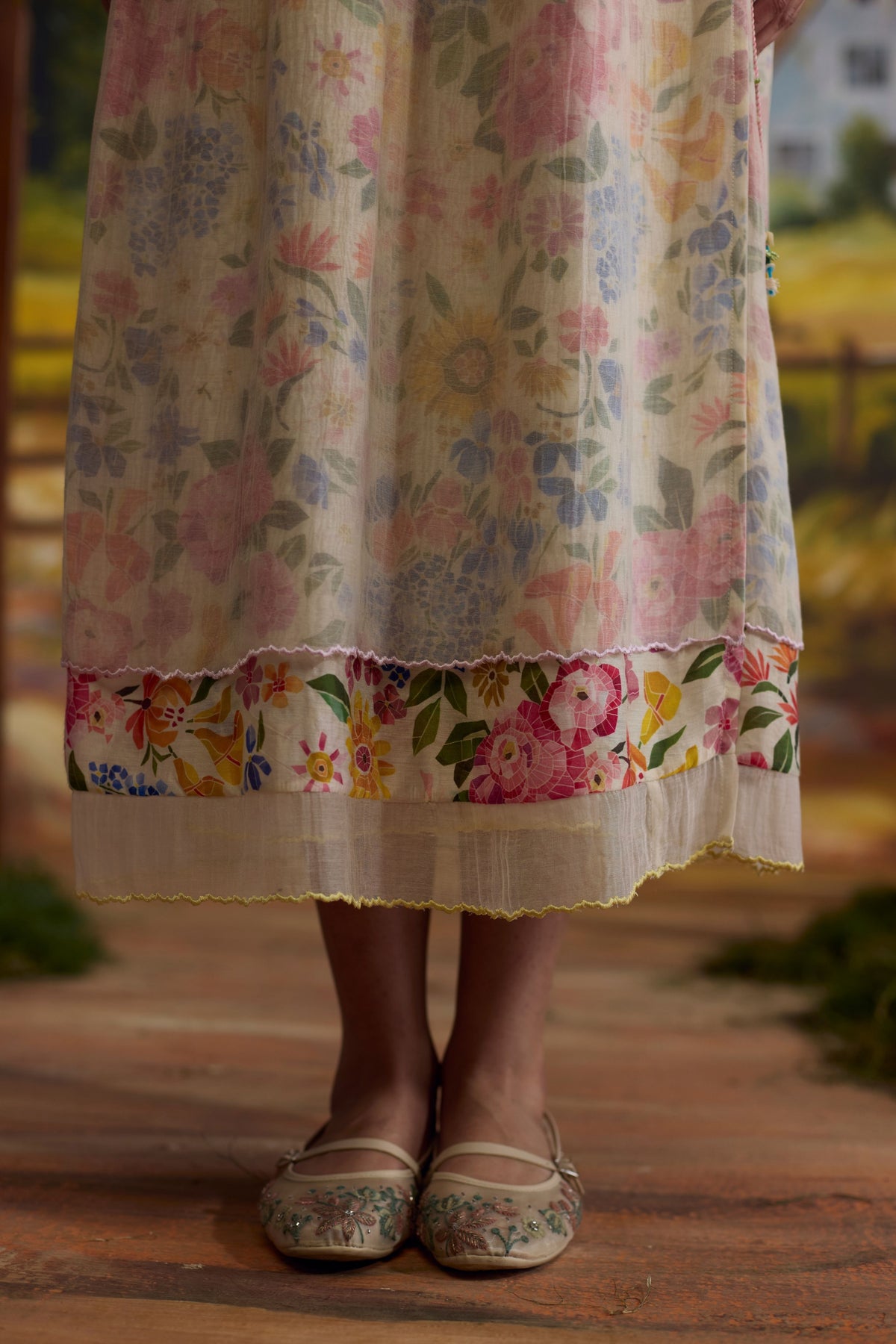 Lumina Floral Embroidered Dress