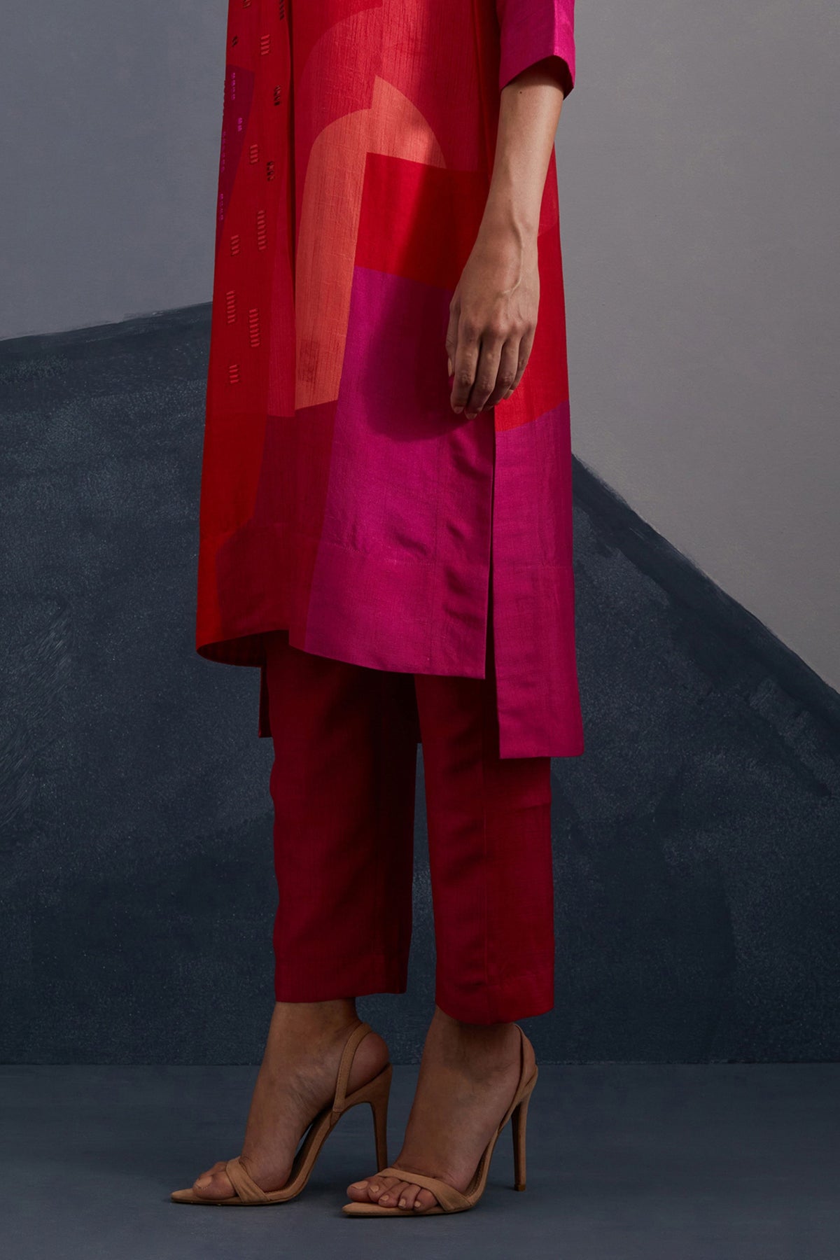 Zenith Vermilion Kurta Set