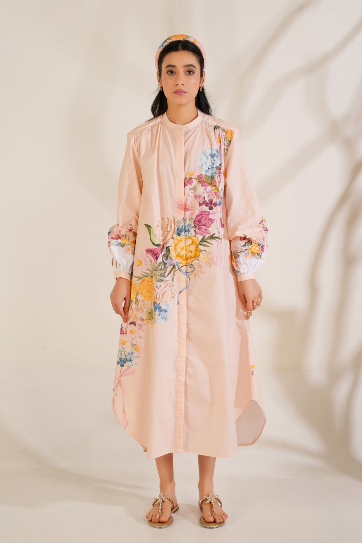 Peach Kurta Set