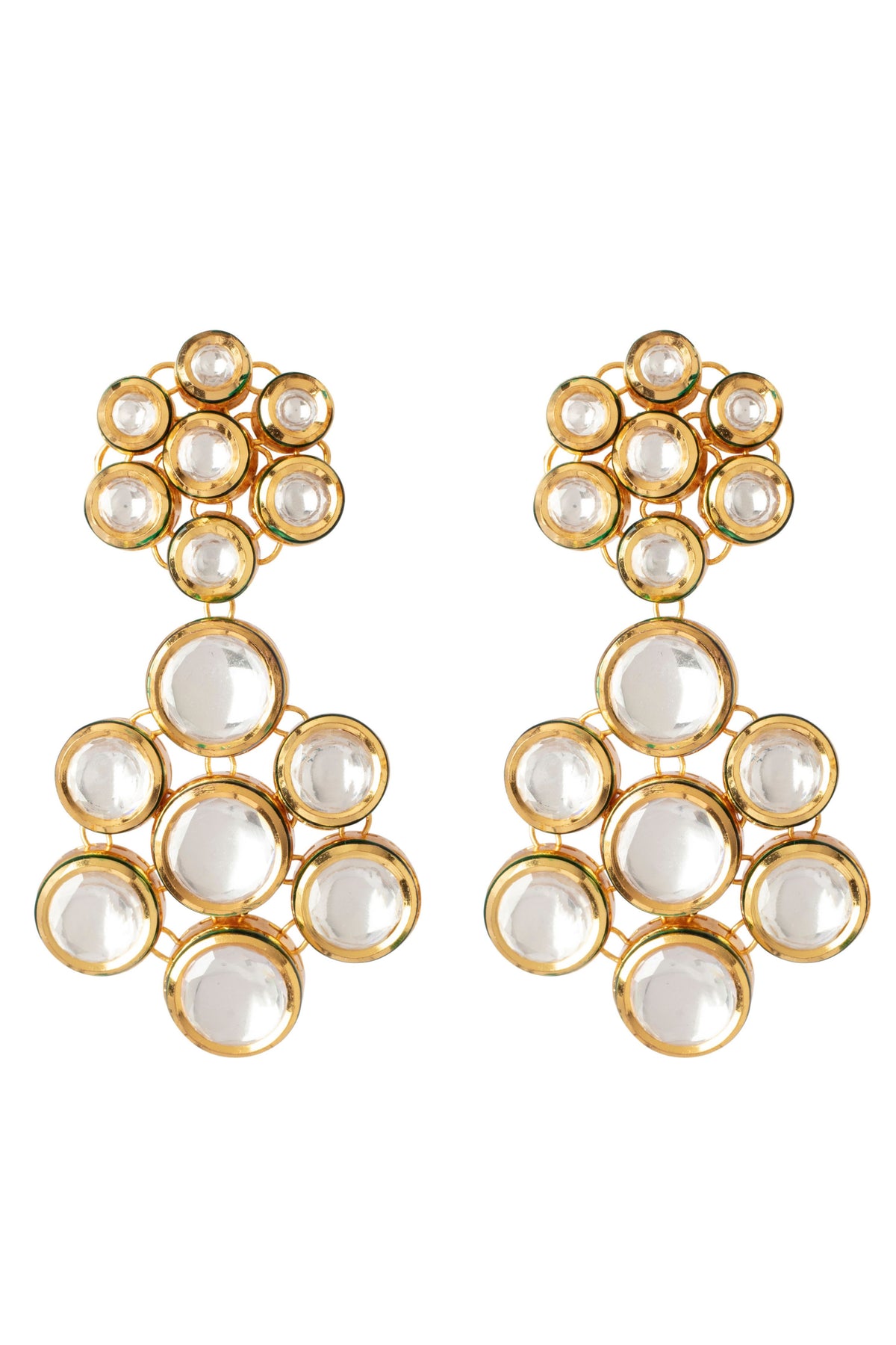 Multi-layered Kundan Polki Necklace Set