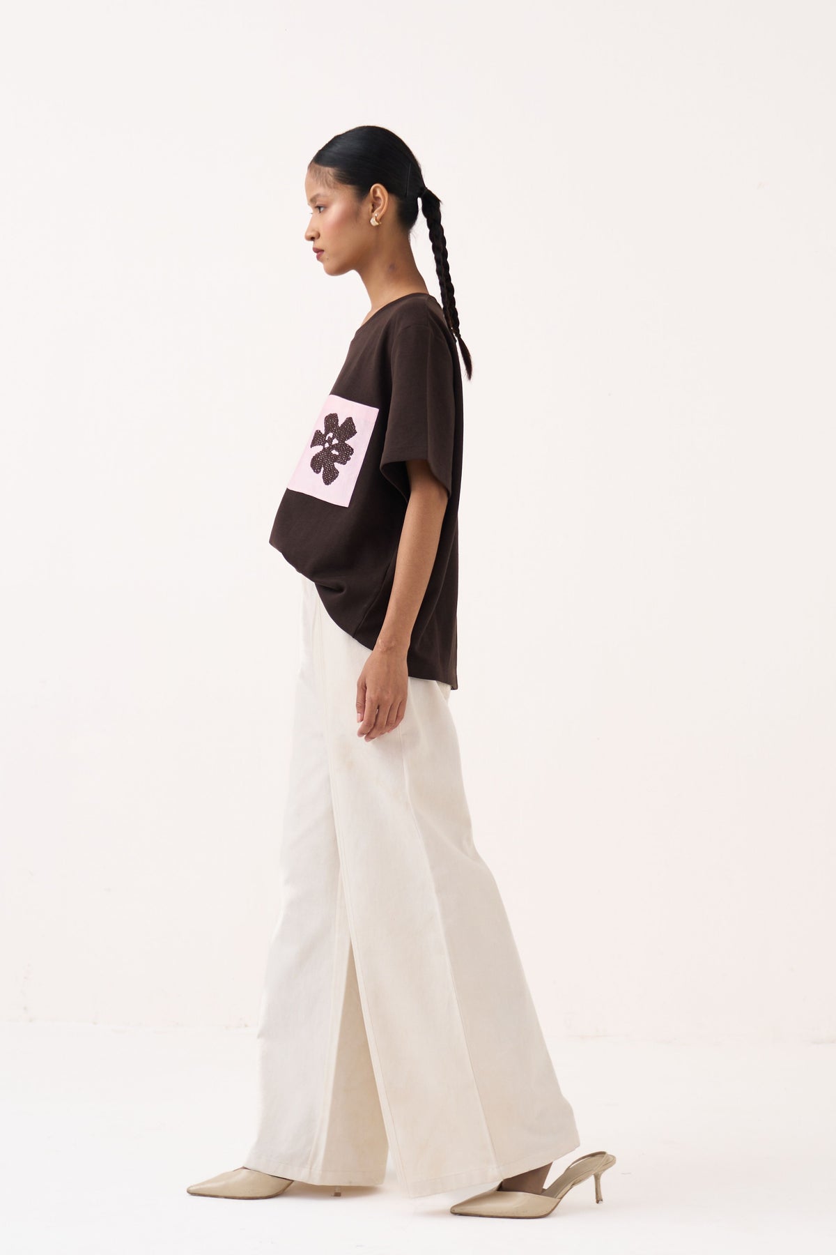 Embroidered Patch Pocket T-Shirt