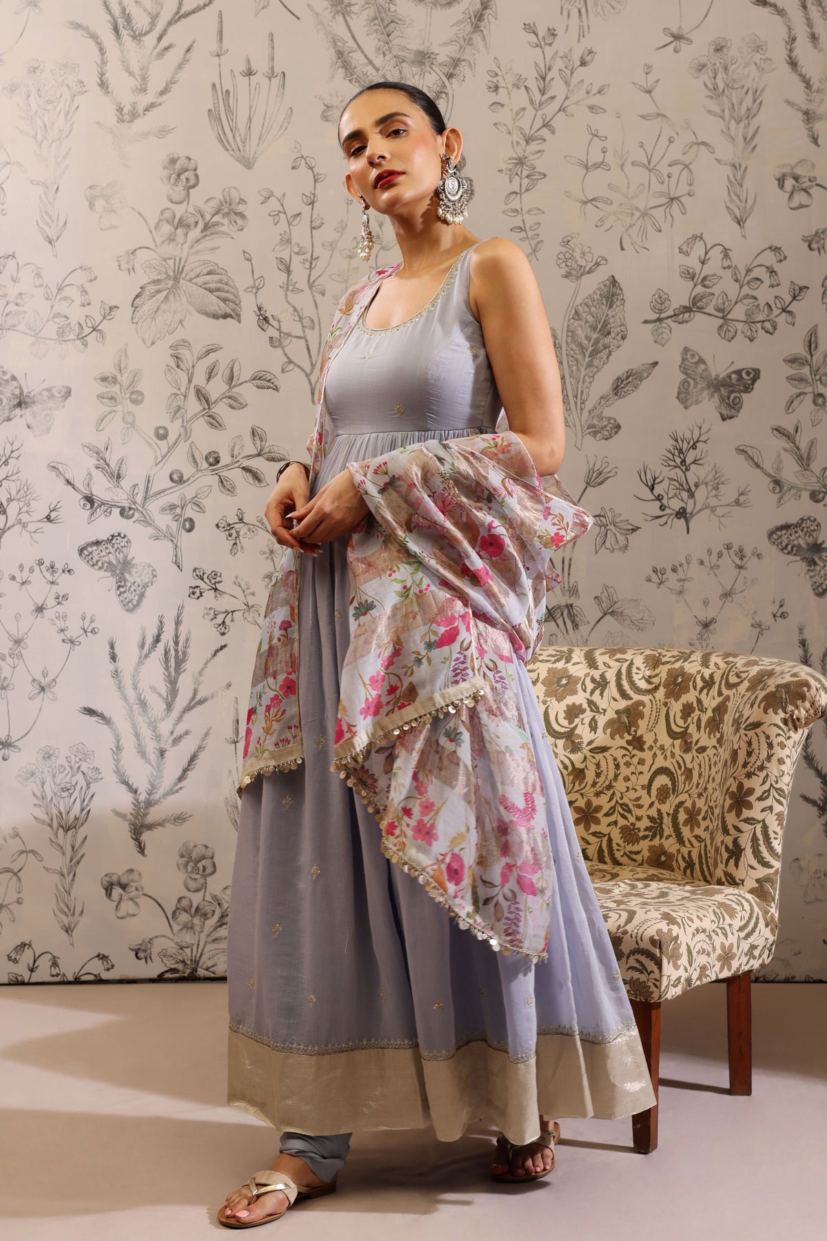 Aparajita Blue Anarkali Set