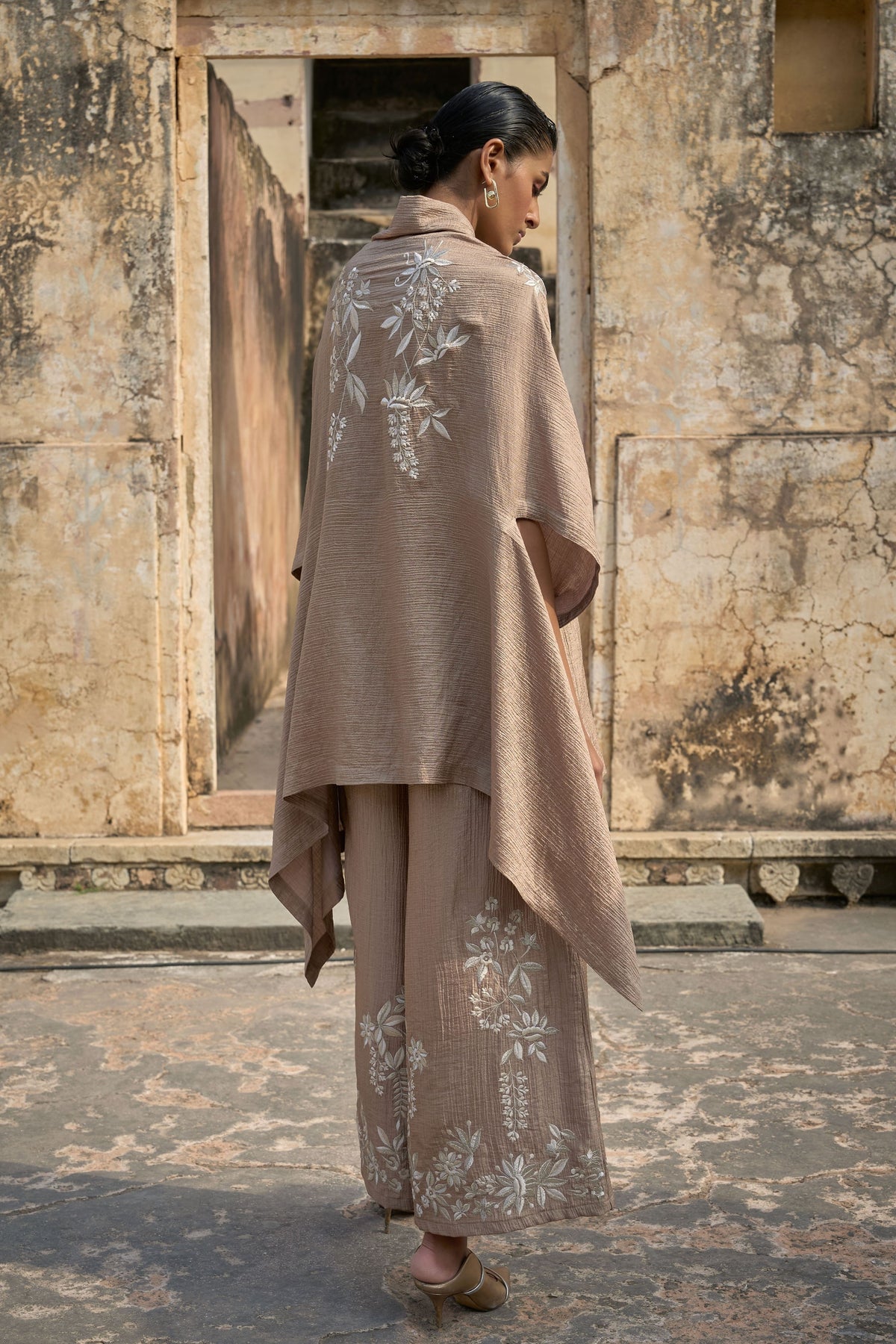 Antique Embroidered Tunic Set