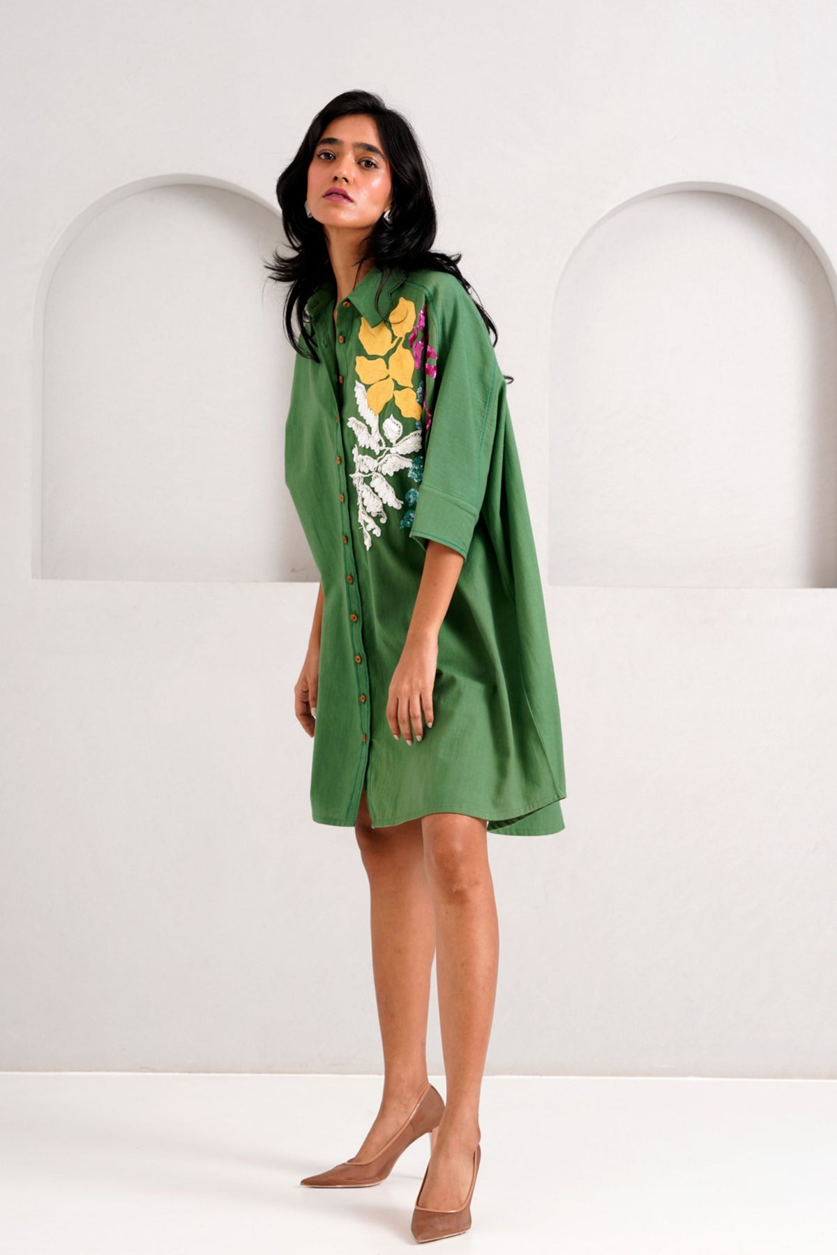 Pine Green Suri Dress