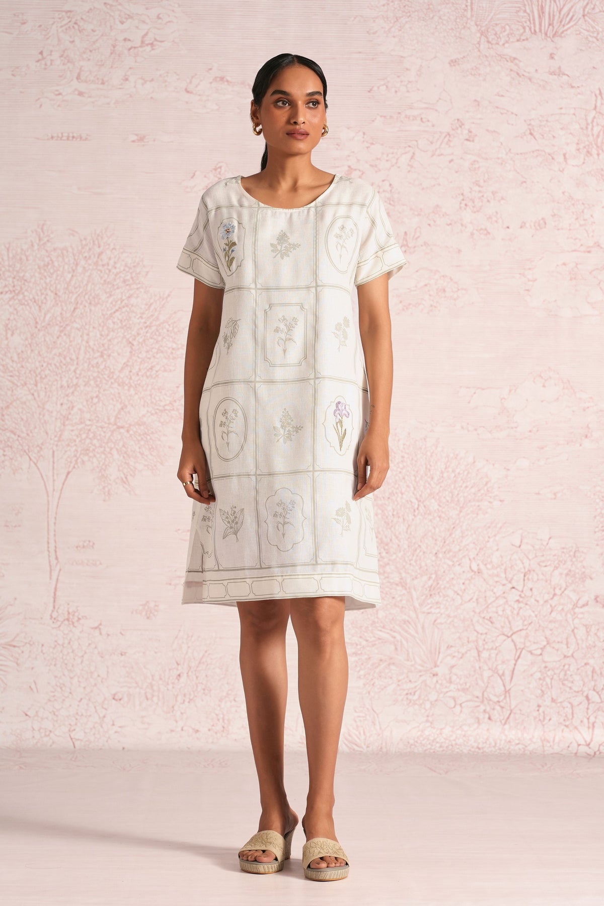 Garden Gallery Off White Dress