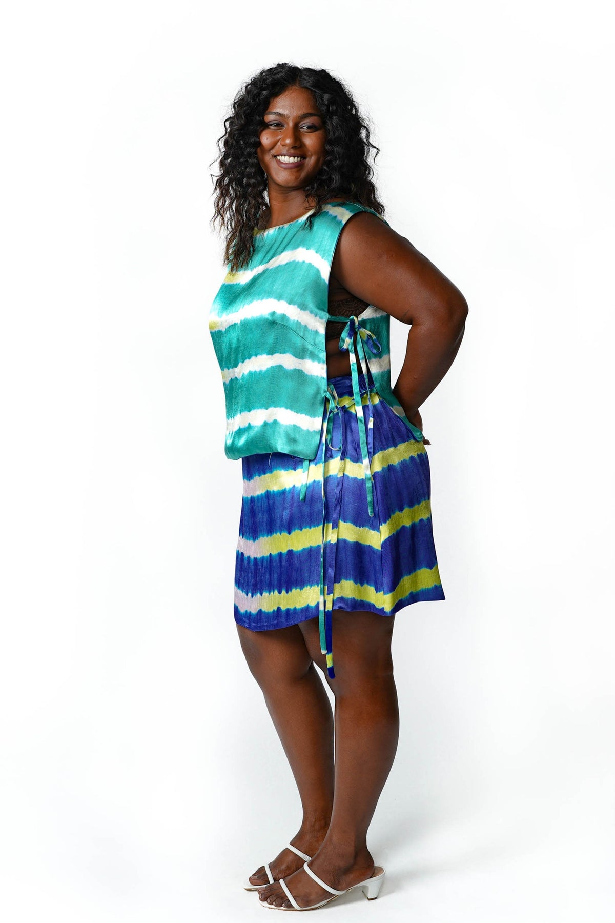 Sea Green Zinnia Top