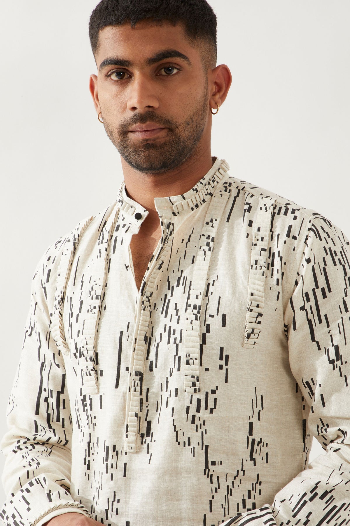 Elijah Bricks Ivory Kurta Set