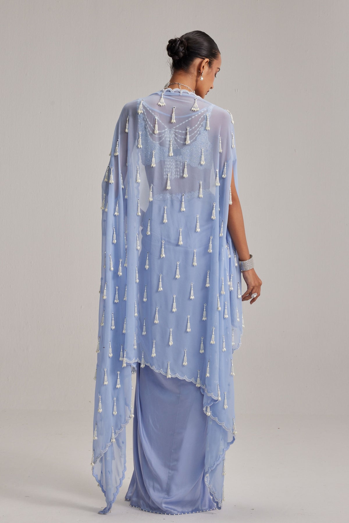 Dew Blue Cape Set