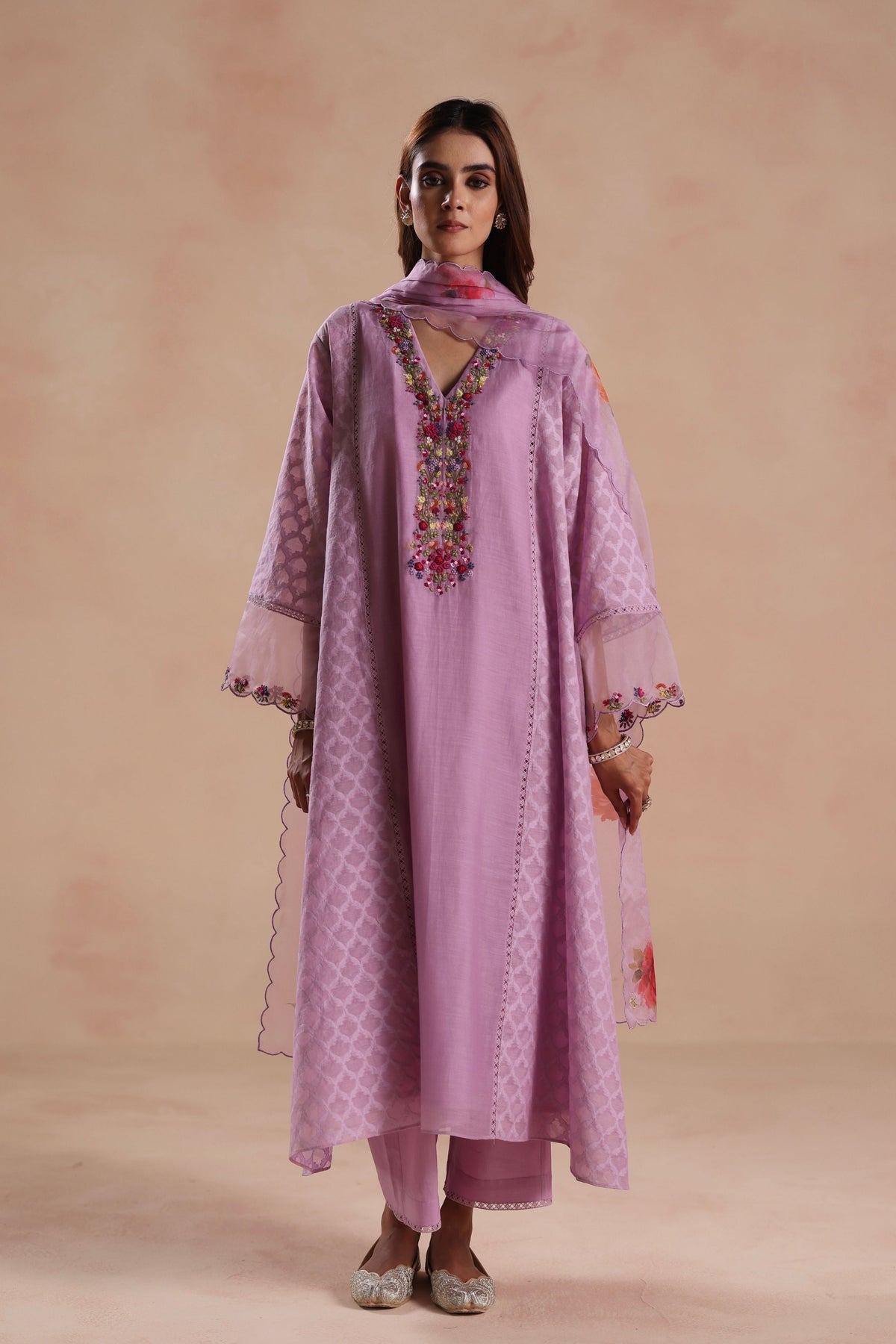 Rua Light Purple Kurta Set