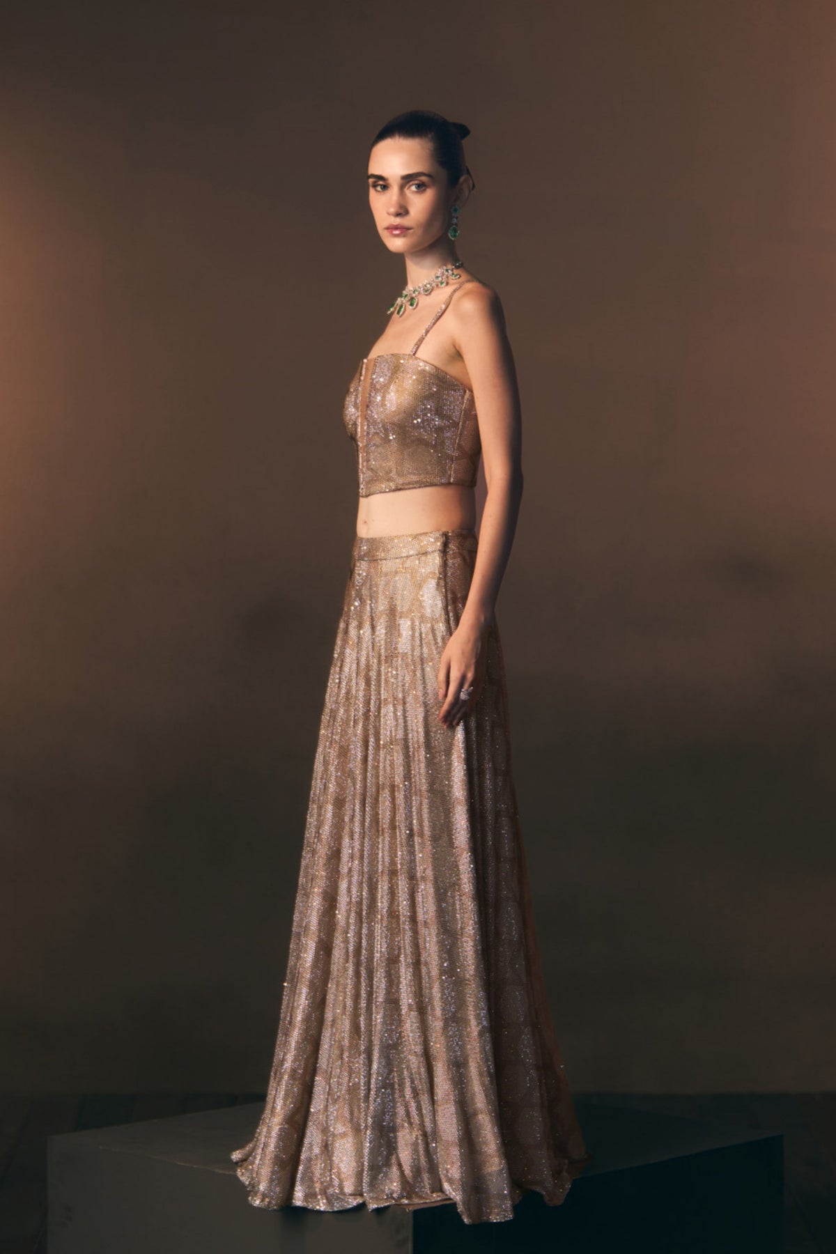 Aureate Lehenga Skirt Set