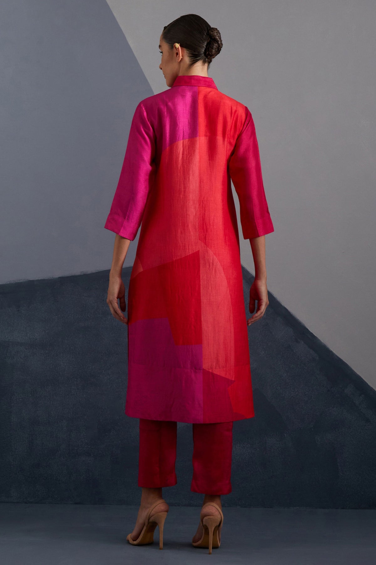 Zenith Vermilion Kurta Set
