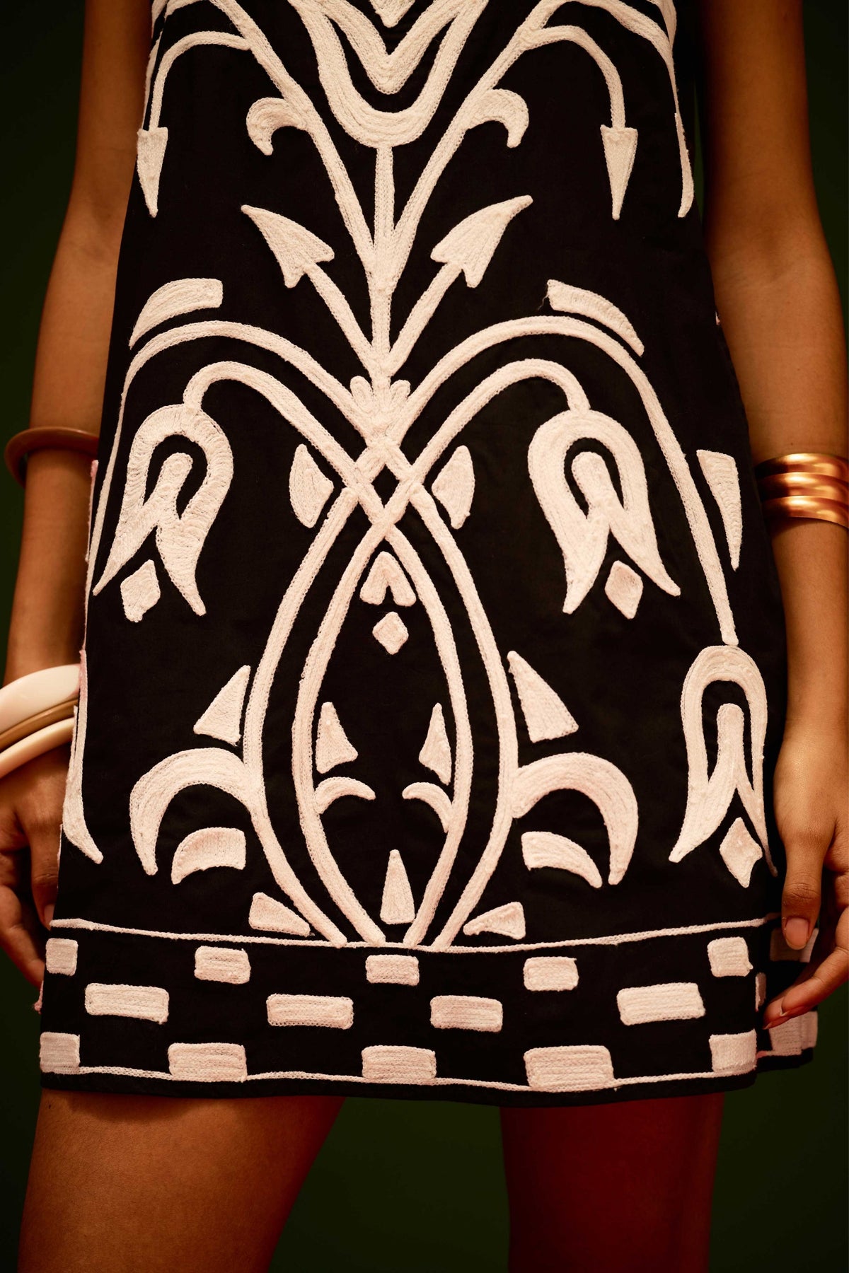 Black Strappy Shift Dress