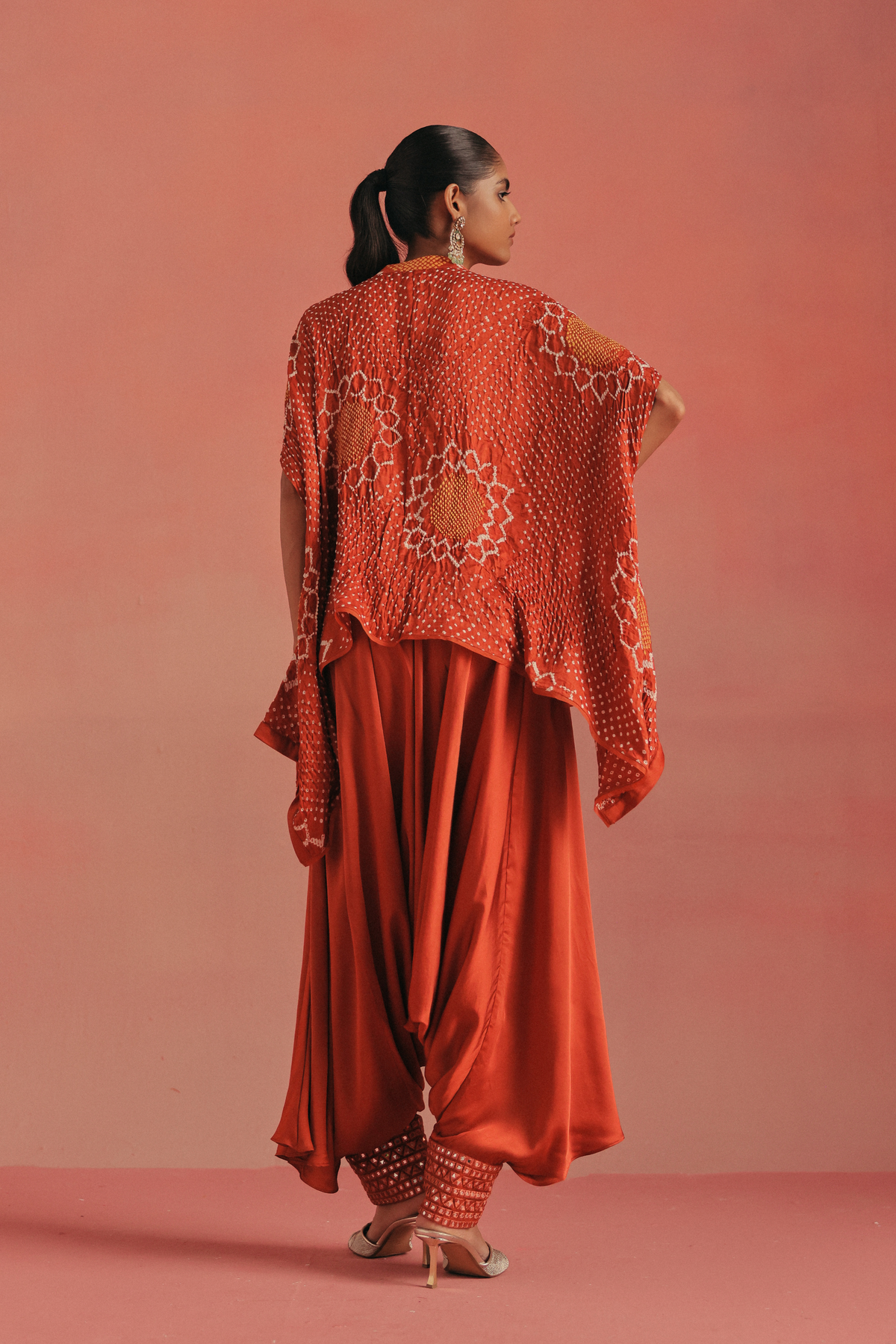 Band Collar Dhoti Set