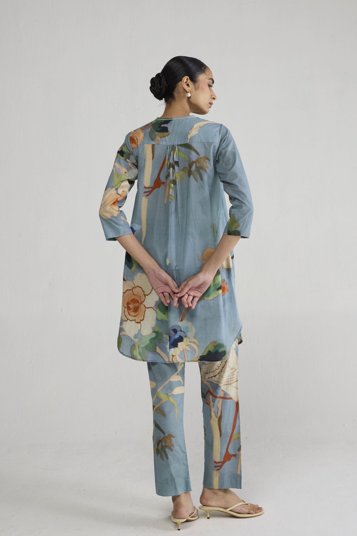Asagao Blue Tunic Set