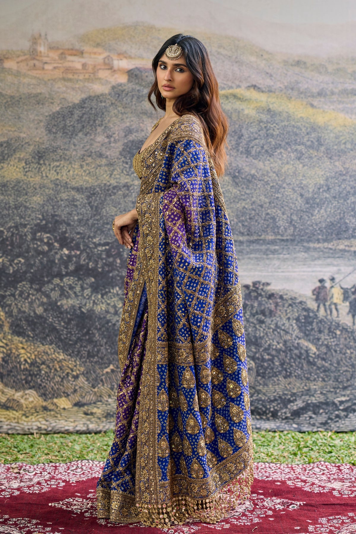 Advay Ombré Saree Set