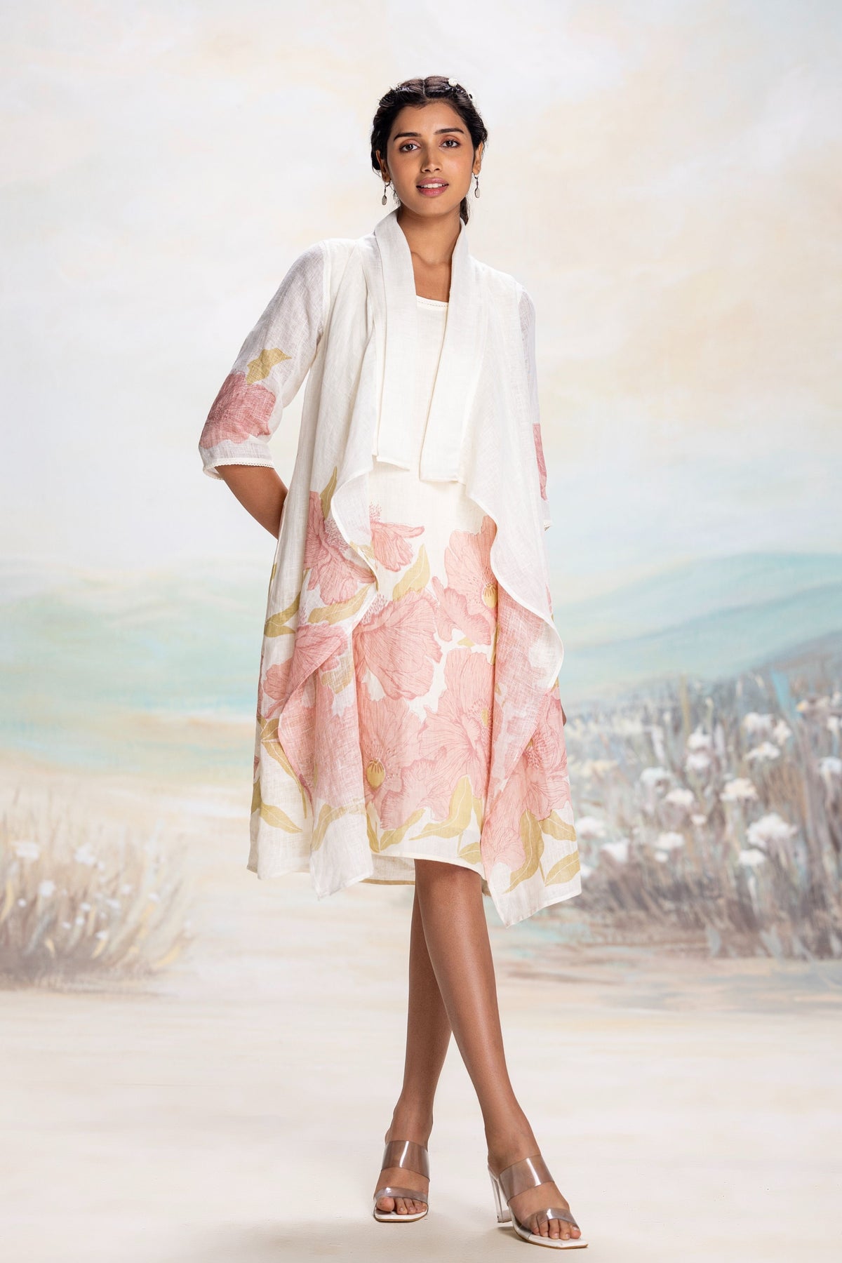 Bubble Flower Zoro Pink Dress