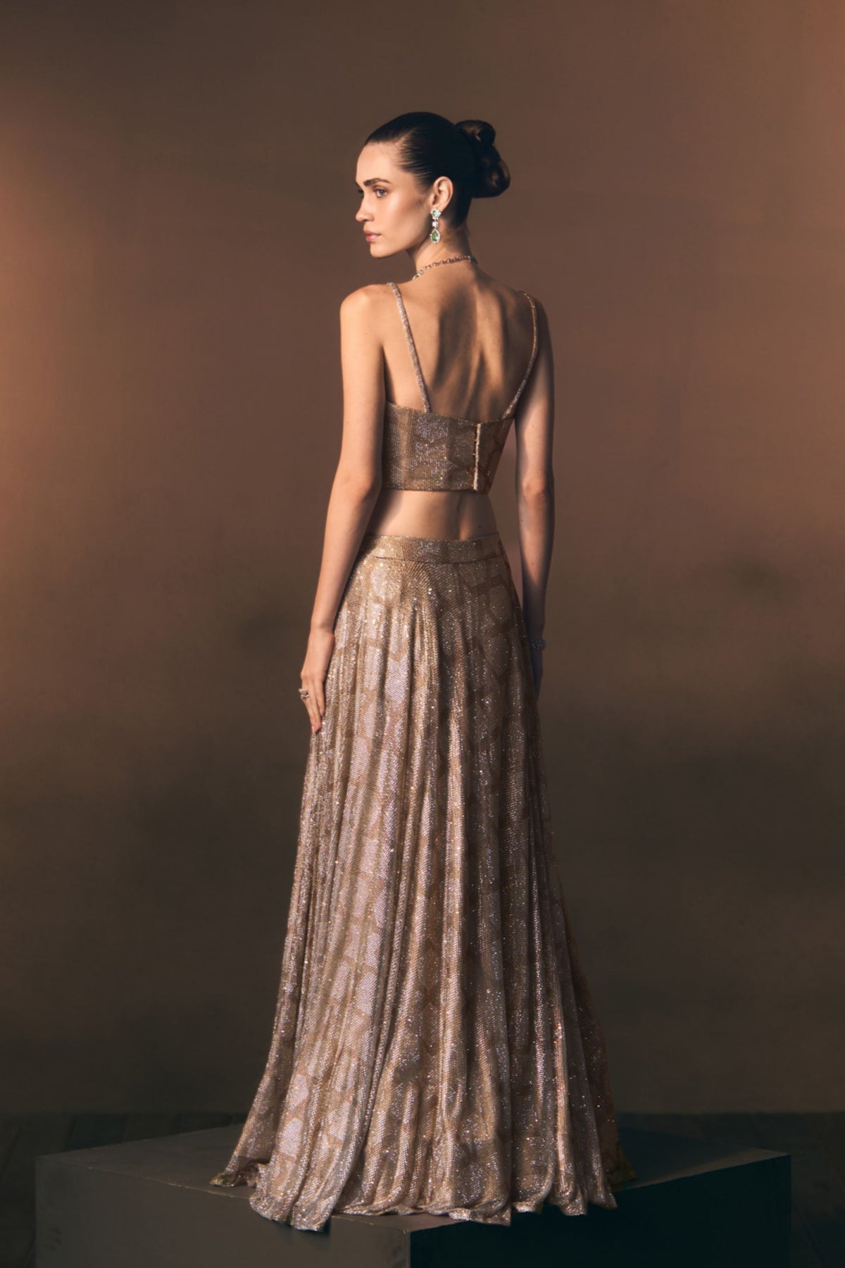 Aureate Lehenga Skirt Set