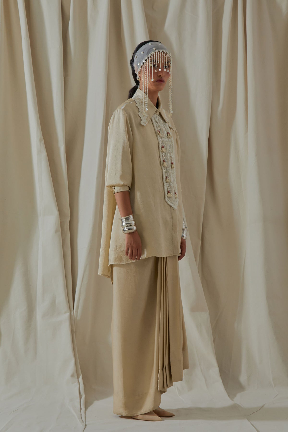 Atri Shirt With Skirt