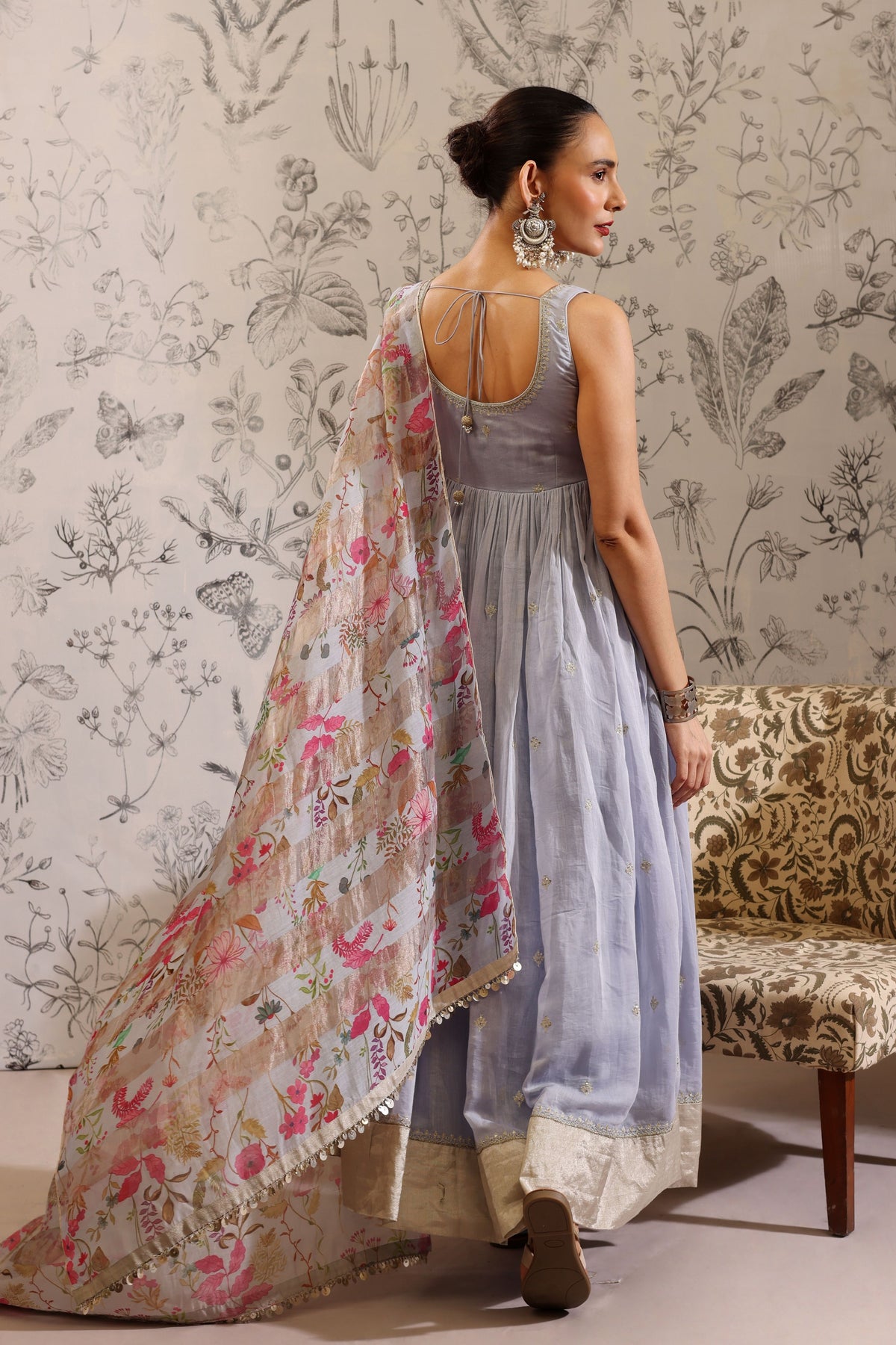 Aparajita Blue Anarkali Set