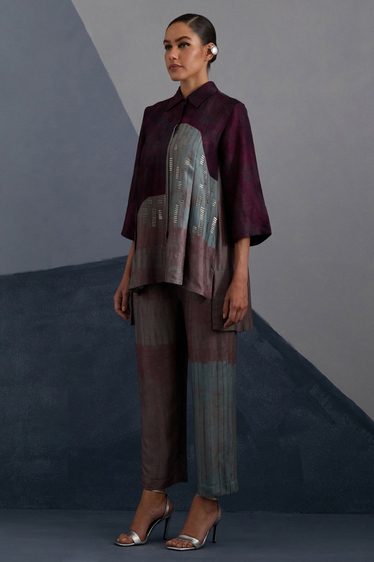 Omen Aubergine & Teal Co-ord Set