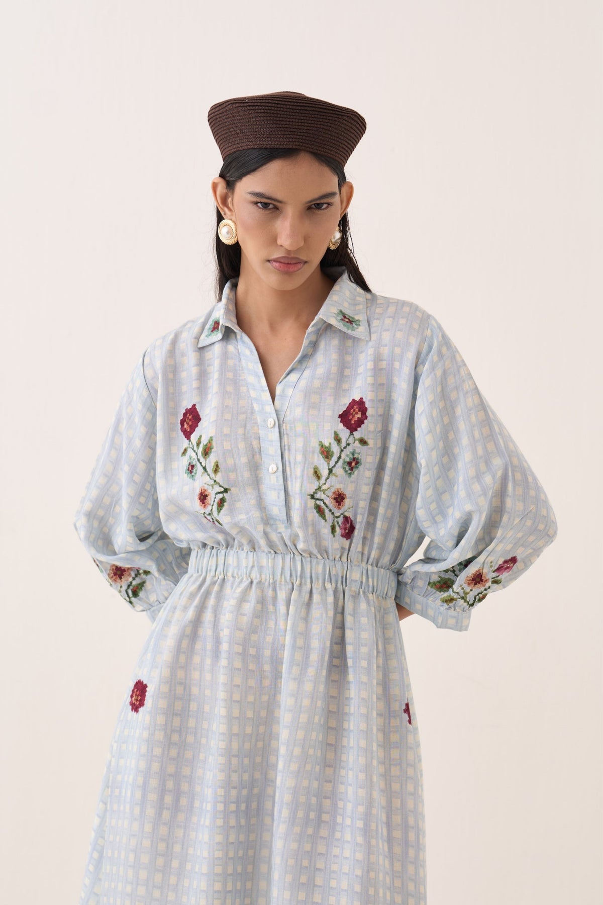 Gingham Poem Dress
