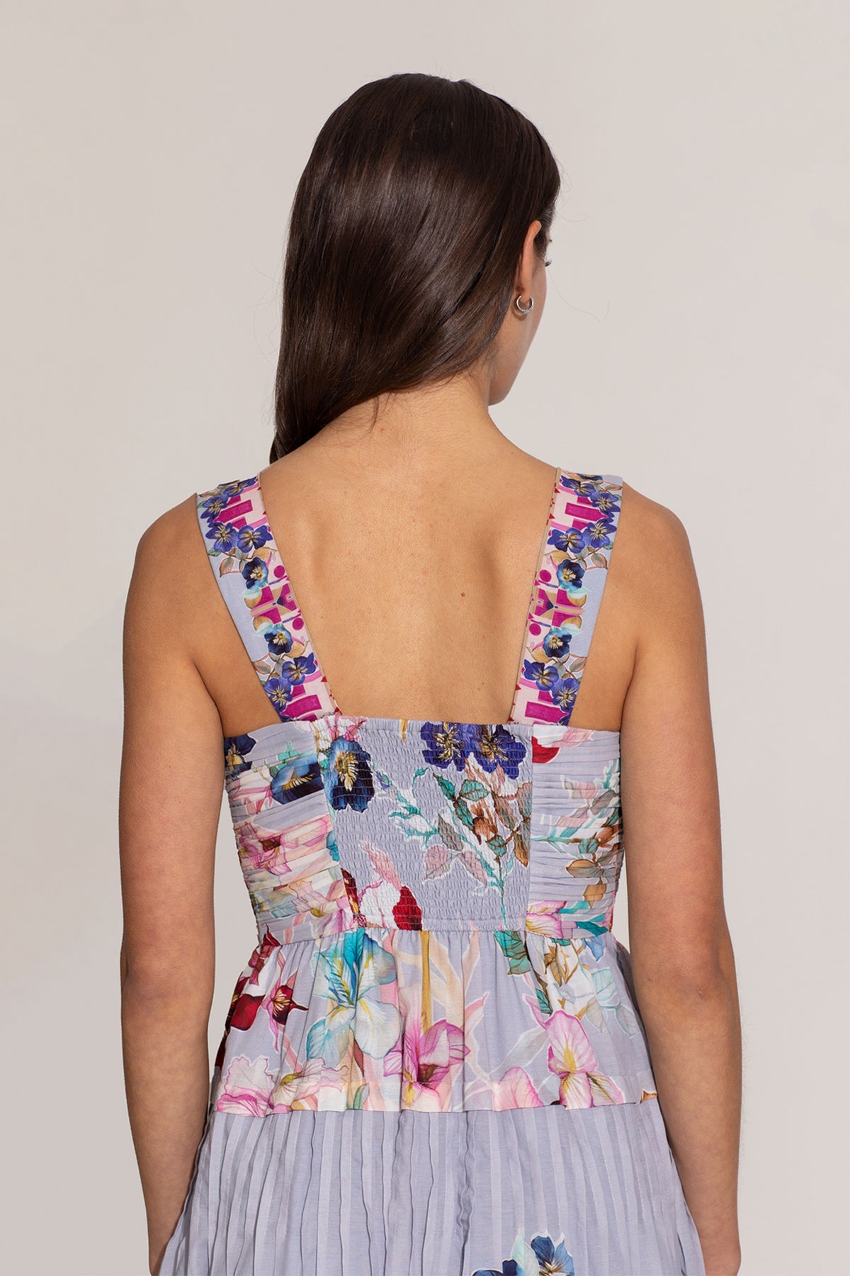 Anara Ruched Midi Dress