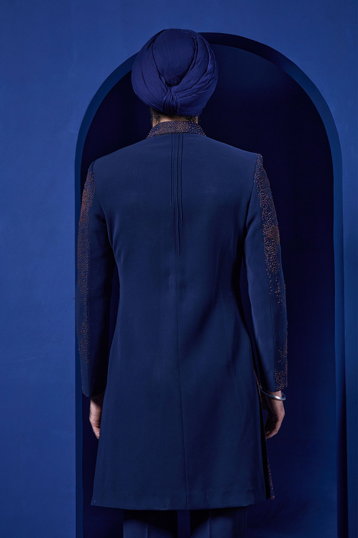 Navy Thread Grace Jacket Set