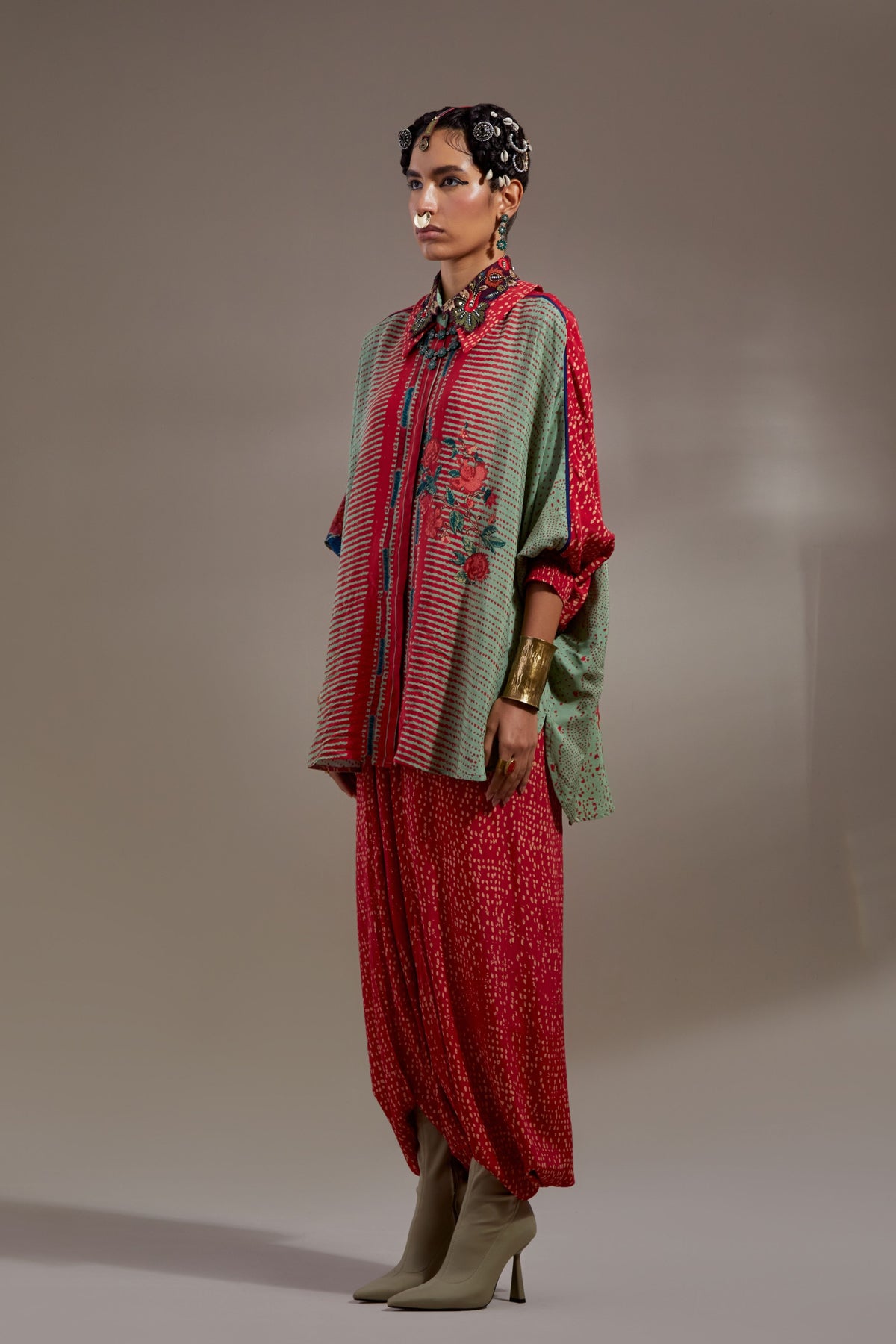 Green Mandala Shirt Set