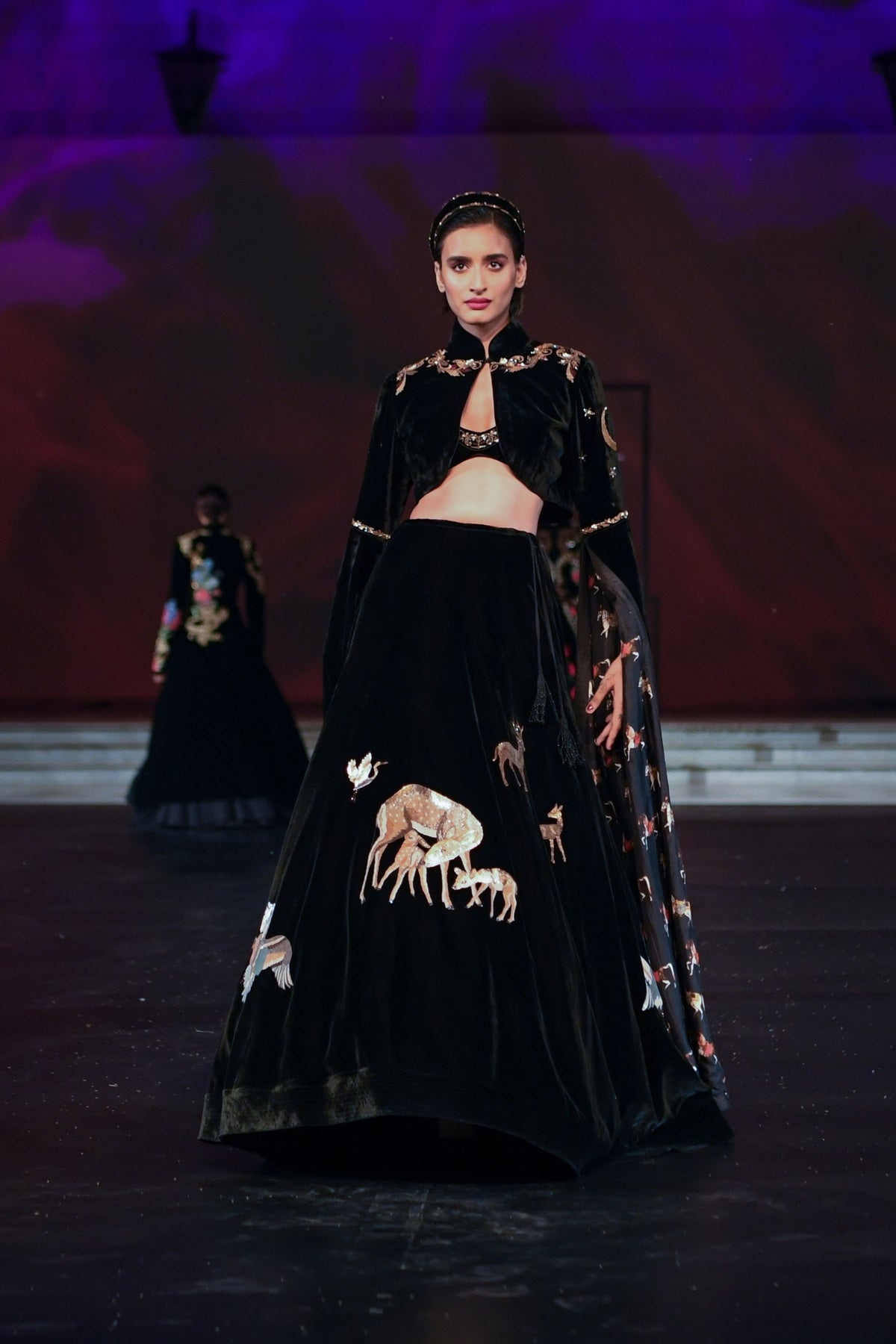 Luxe Silk Velvet Jacket Set