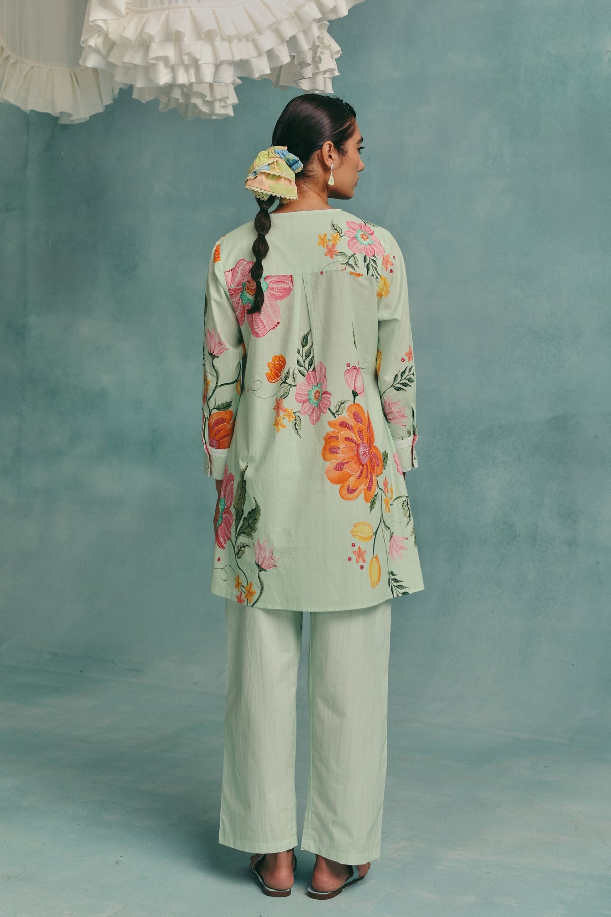Dahlia Mint Tunic Set