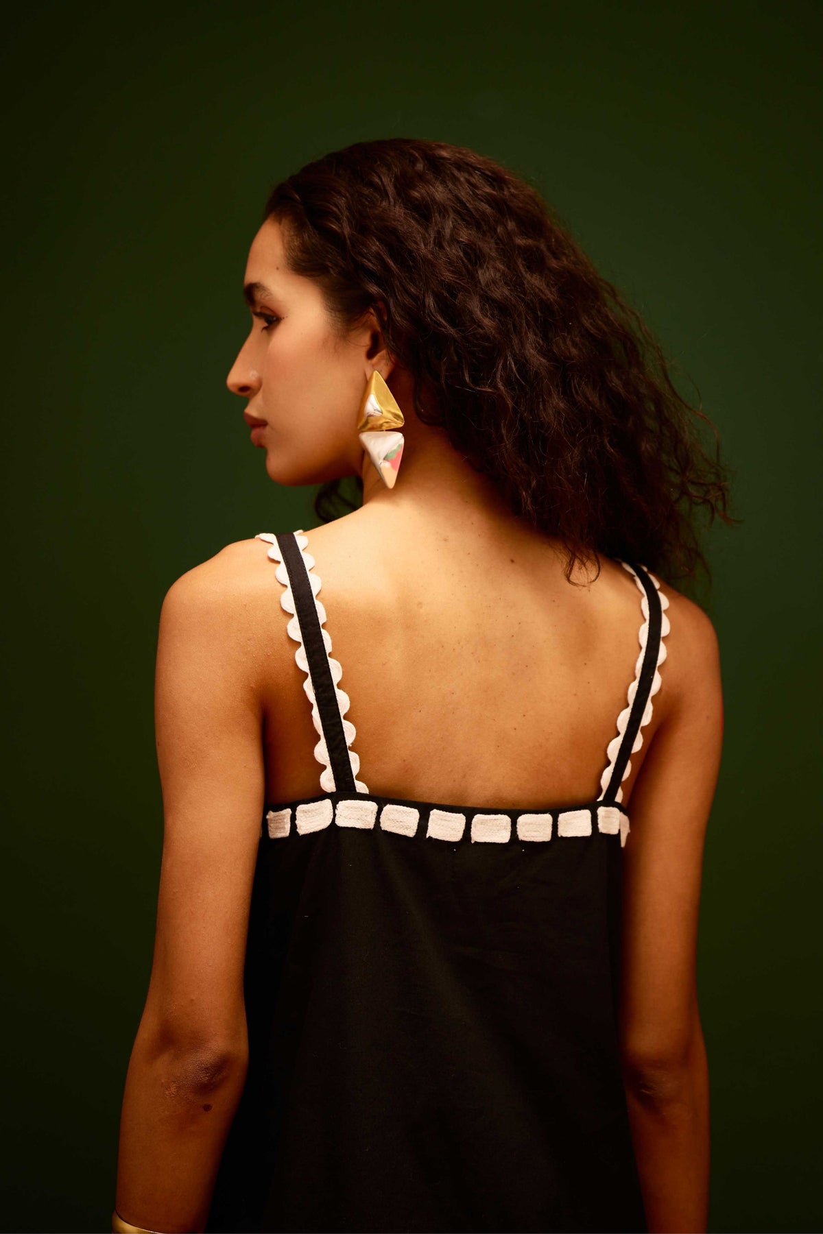 Black Strappy Shift Dress