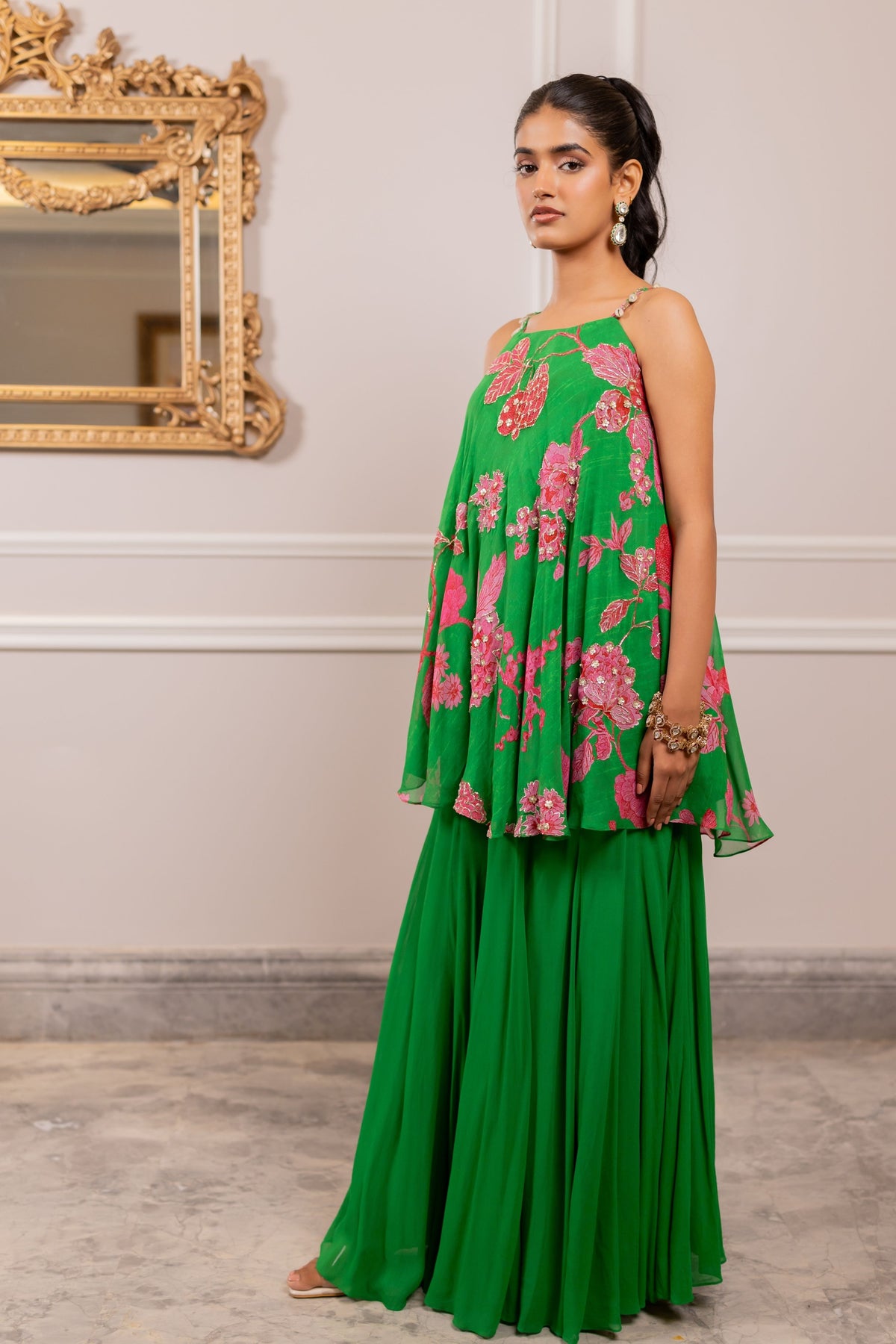 Heidi Sharara Set in Green